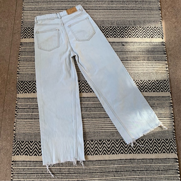 Frank and Oak Nina Wide Leg Cropped Jeans size 25 - Picture 4 of 10